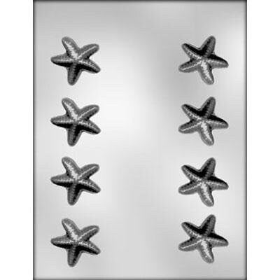 STARFISH Chocolate Candy Mold -- Bite Size Pieces Ocean Sea Animal Fish Craft Supply