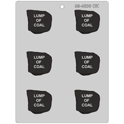 LUMP OF COAL Chocolate Candy Mold -- Christmas Stocking Punishment Santa Kids Craft Supply
