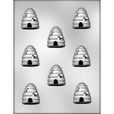 BEEHIVE WITH BEES Chocolate Candy Mold -- Bumblebee Bee Hive Nest Honey Craft Supply