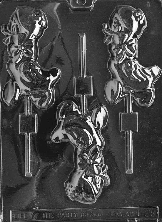 LARGE DUCK LOLLY Sucker Chocolate Candy Mold - Easter Egg Basket Duckling Duck Craft Supply