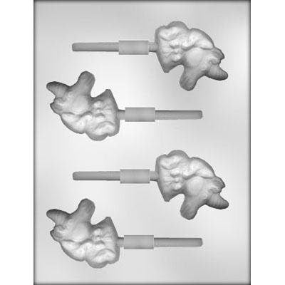 UNICORN Sucker Candy Mold -- Magical Rainbow Fantasy Mane Party Lolly Lollipop Craft Supply