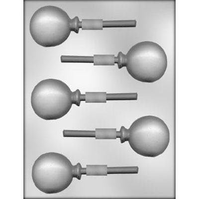 BALLOON Sucker Chocolate Candy Mold -- Celebration Birthday Party Gift Lolly Lollipop Craft Supply