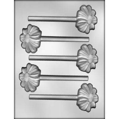 DAISY Sucker Chocolate Candy Mold -- Daisy Flower Floral Lolly Lollipop Craft Supply