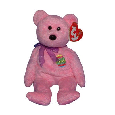 EGGS The Easter Bear Ty Beanie Baby Retired Beanbag Plush - New with Tags Vintage 1990s