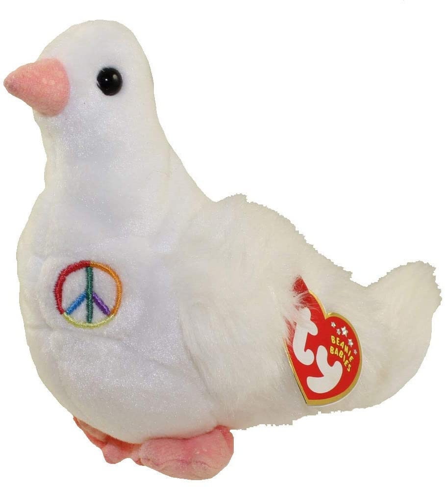 SERENITY The Dove Ty Beanie Baby Retired Beanbag Plush - New with Tags Vintage 1990s