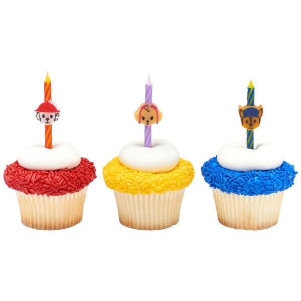 PAW PATROL Birthday Candles - Marshall Skye Chase Cake Toppers for Birthday Party Decoration Craft Supply