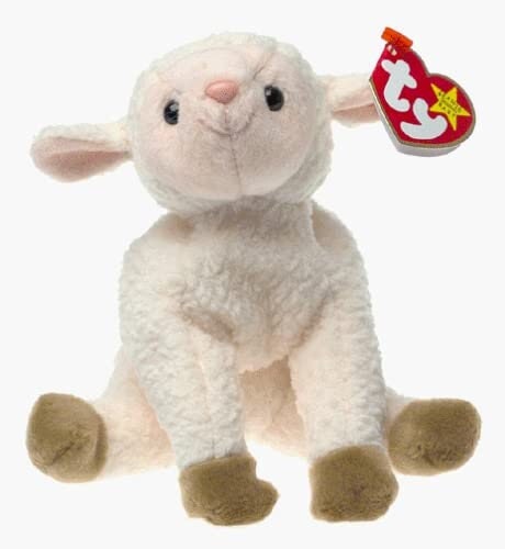 EWEY The Lamb Ty Beanie Baby Retired Beanbag Plush - New with Tags Vintage 1990s