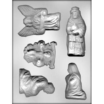 Nativity Chocolate Candy Mold -- Soap Craft Supply-