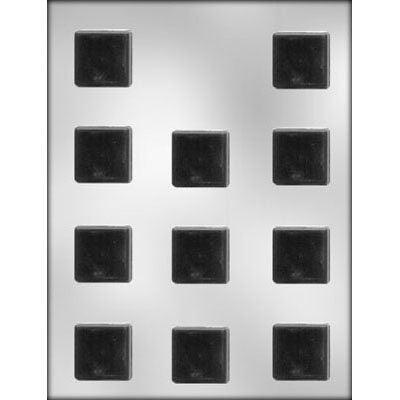 Square Mint Chocolate Candy Mold -- Soap Craft Supply-