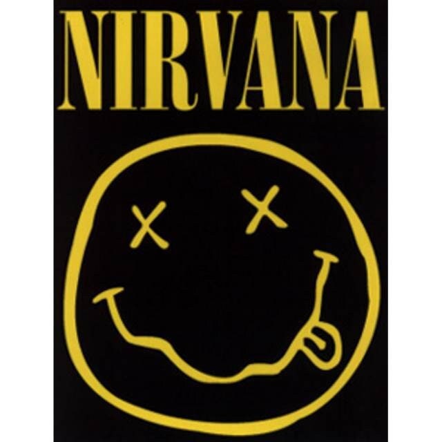 NIRVANA Square Happy Face Logo Sticker Decal - Rock Band Vinyl Decal Sticker Craft Supply