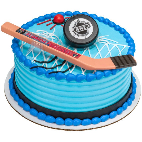 FLORIDA PANTHERS Cake Topper NHL Slap Shot Cake Decoration Decoset Birthday Craft Supply