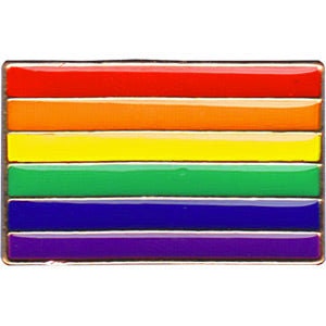 Rainbow Lapel Pin - 1.5 Inch - Support Pride Love Awareness Rainbow Gay Equality LGBTQ+ Craft Supply