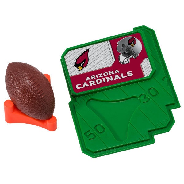 ARIZONA CARDINALS Cake Topper NFL Football Tee Field - Arizona Cardinals Football Cake Decoration Topper Decoset Birthday Craft Supply