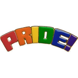 Pride Lapel Pin - 1.5 Inch - Support Pride Love Awareness Gay Pride Equality LGBTQ+ Craft Supply
