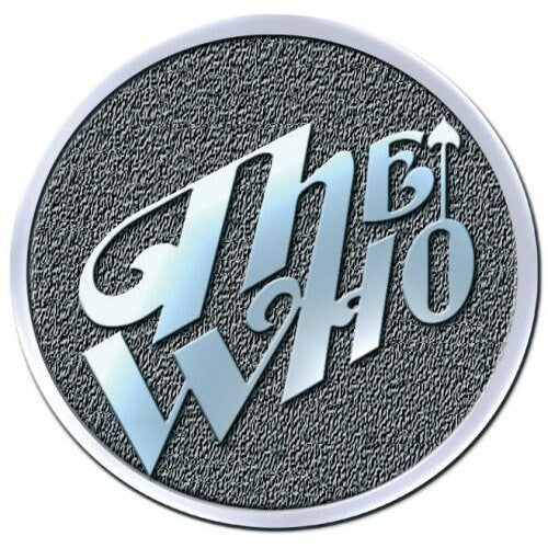 THE WHO Metal Pin Badge - Approx 1 Inch - The Who Arrow - Pinback Badge Button Lapel With Butterfly Clutch Attachment - Craft Supply