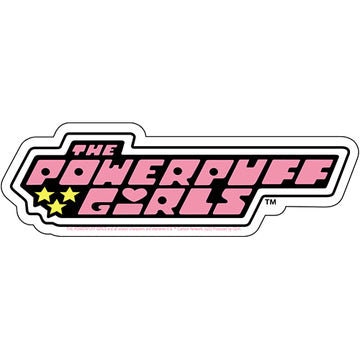 POWERPUFF GIRLS Logo Sticker Decal - 6x2 Inch - Cartoon Network Animation Anime Series Vinyl Decal Sticker Craft Supply