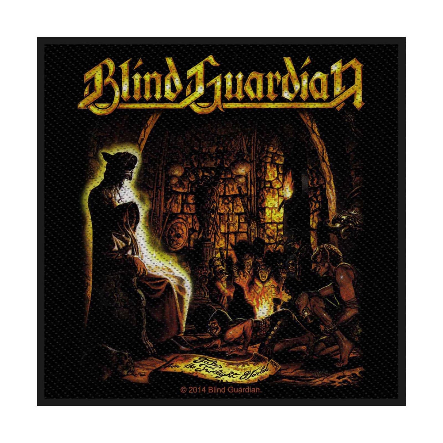 BLIND GUARDIAN Tales from the Twilight Patch - 4x4 Inch - Blind Guardian Embroidered Patch Applique - Officially Licensed