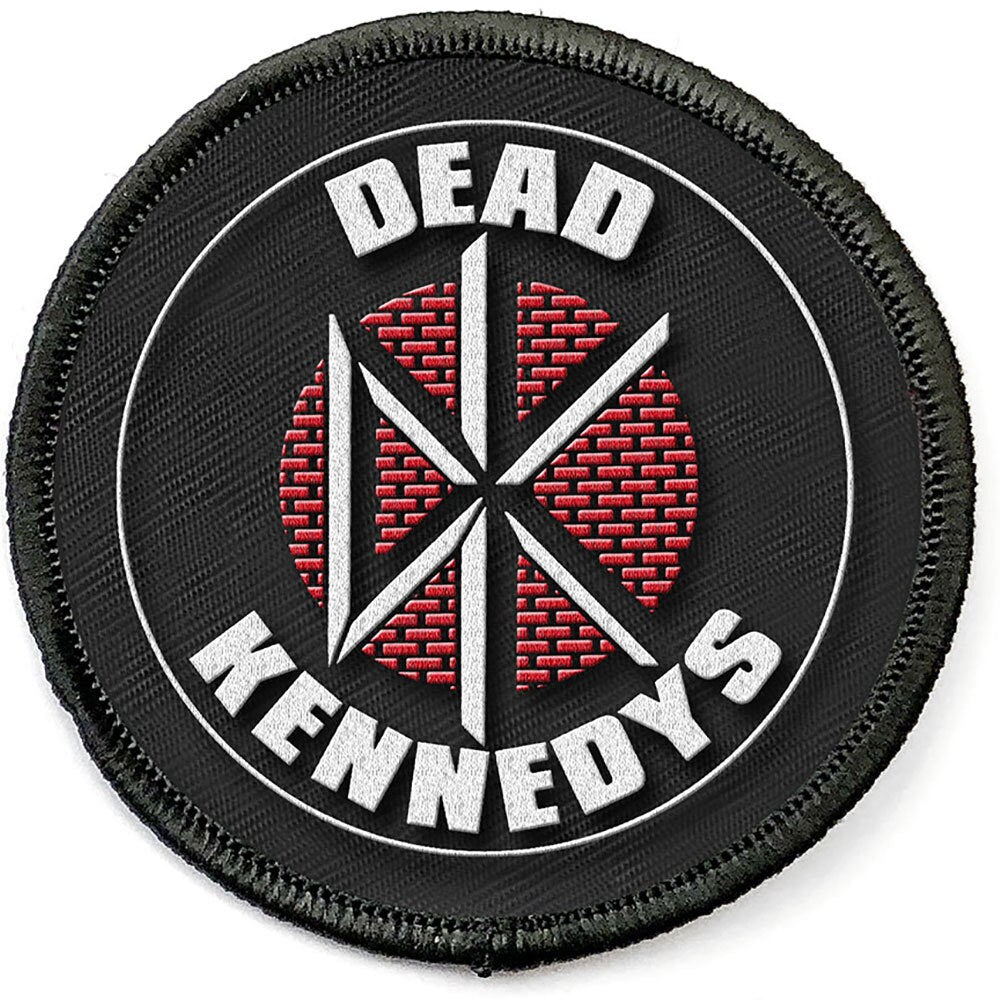 DEAD KENNEDYS Circle Logo Patch - 3.5 Inch - Dead Kennedys Classic Embroidered Patch Applique Craft Supply - Officially Licensed