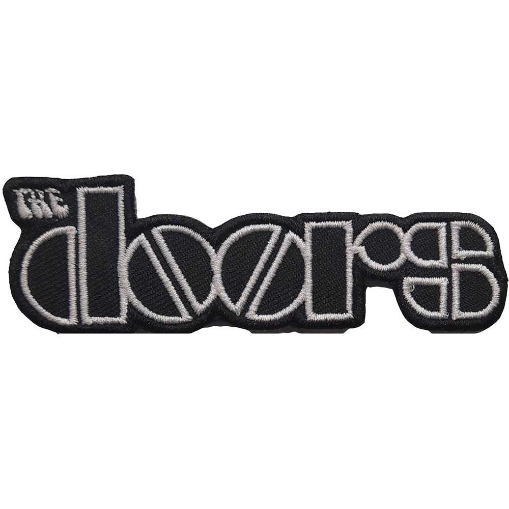 THE DOORS Logo Patch - 1.5x4 Inch - Doors Classic Logo Rock Band Jim Morrison Embroidered Patch Applique Craft Supply - Officially Licensed