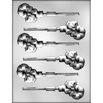 CANDY CANE with Bow Sucker Lolly Chocolate Candy Mold -- Christmas Tree Chocolate Candy Mold Craft Supply