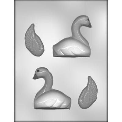3D SWAN Chocolate Candy Mold -- Wedding Birds Swan Wisdom Spiritual Craft Supply
