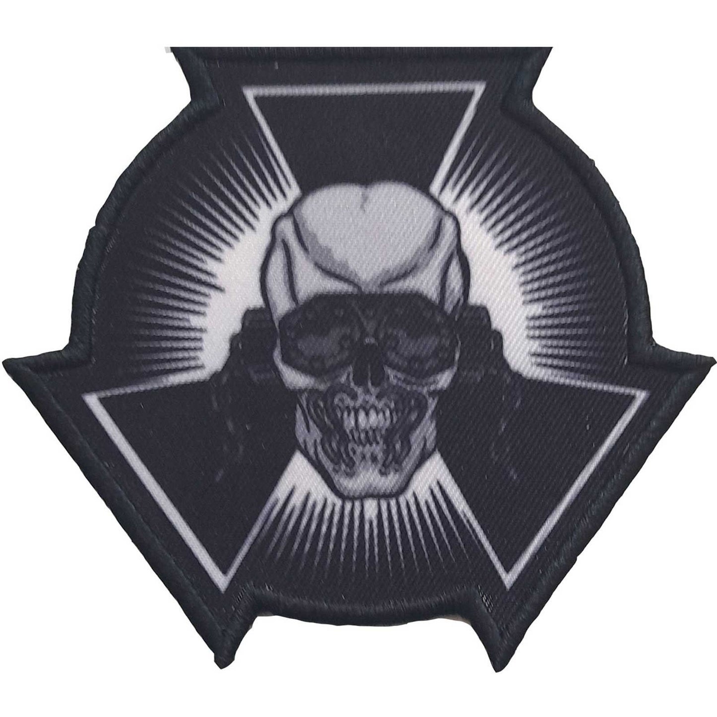 MEGADETH Patch - 3.5x3.5 Inch - Megadeth Skull Start Thrash Metal Band Logo Embroidered Patch Applique Craft Supply - Officially Licensed