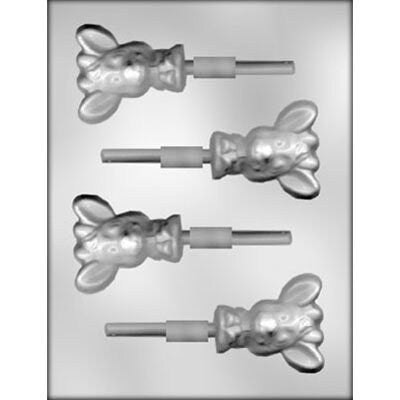 REINDEER Sucker Lolly Chocolate Candy Mold -- Christmas Reindeer Rudolph Craft Supply
