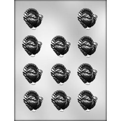 TURKEY Chocolate Candy Mold -- Thanksgiving Bird Holiday Hunting Wild Turkey Craft Supply
