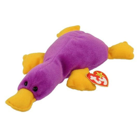 PATTI the Platypus Ty beanie baby Retired Beanbag Plush - New with Tags Vintage 1990s