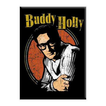 BUDDY HOLLY Pop Magnet - 2.5x3.5 Inch - Magnet for Refrigerators and Lockers - American singer-songwriter(Fridge Magnet)