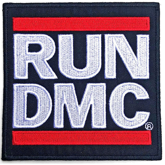 RUN DMC Patch - 4x4 Inch -  Rap Hip Hop Group Logo Embroidered Patch Applique Craft Supply - Officially Licensed