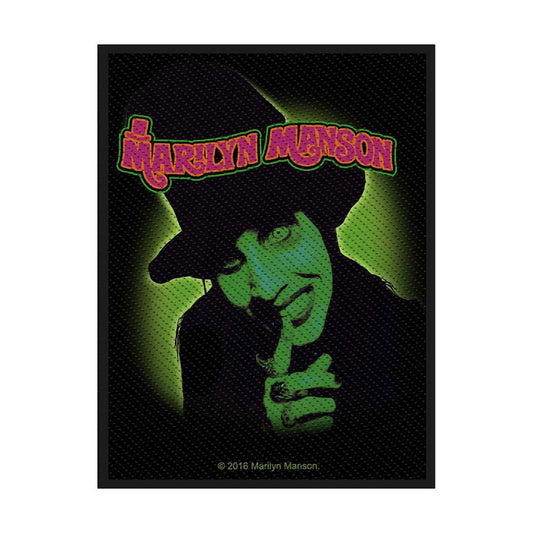 MARILYN MANSON Patch - 3x4 Inch - Marilyn Manson Smells Like Children Album Rock Band Embroidered Patch Applique - Officially Licensed
