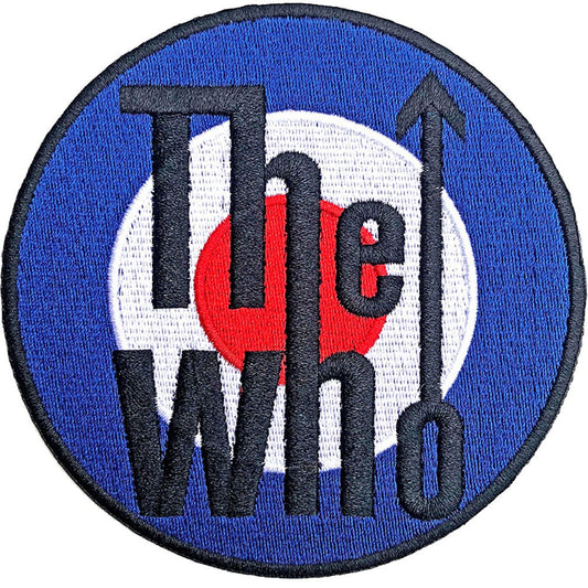 THE WHO Target Logo Patch - 3.5 Inch - The Who Round Target Logo Embroidered Rock Band Patch Applique Craft Supply