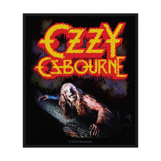 OZZY OSBOURNE Patch - 4x3.5 Inch - Ozzy Osbourne Bark At The Moon Rock Band Embroidered Patch Applique Craft Supply - Officially Licensed