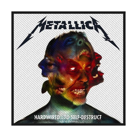 METALLICA Patch - 4x4 Inch - Metallica Hardwired to Self Destruct Album Heavy Metal Band Embroidered Patch Applique - Officially Licensed