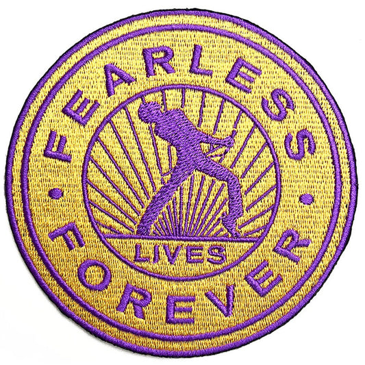 QUEEN Fearless Patch - 3.5 Inch - Queen British Rock Band Fearless Forever Embroidered Patch Applique Craft Supply - Officially Licensed