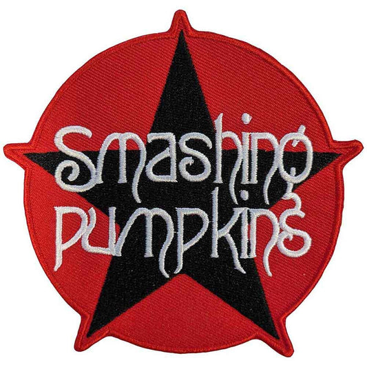 THE SMASHING PUMPKINS Patch - 3.5 Inch - Star Logo Smashing Pumpkins Rock Band Embroidered Patch Applique Craft Supply - Officially Licensed