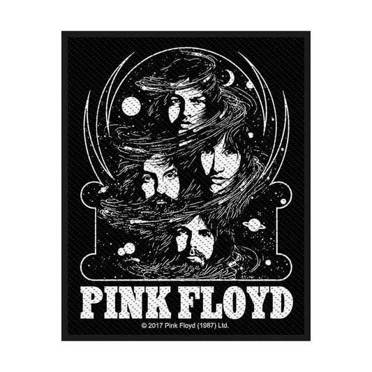 PINK FLOYD Patch - 3.1x4 Inch - Pink Floyd Cosmic Faces Rock Band Embroidered Patch Applique Craft Supply - Officially Licensed
