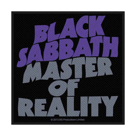 BLACK SABBATH Master Of Reality Patch - 4x4 Inch - Black Sabbath Embroidered Patch Applique Craft Supply - Officially Licensed