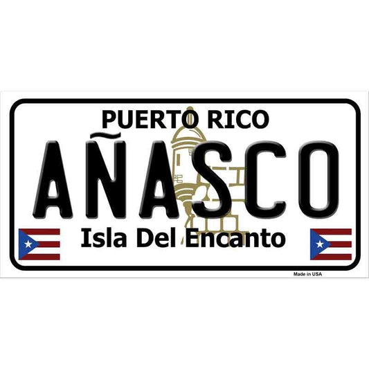 Anasco Puerto Rico Sticker Decal - 6x3 Inch - Novelty Rectangle Sticker Decal - Water Resistant Car Truck Window Craft Supply