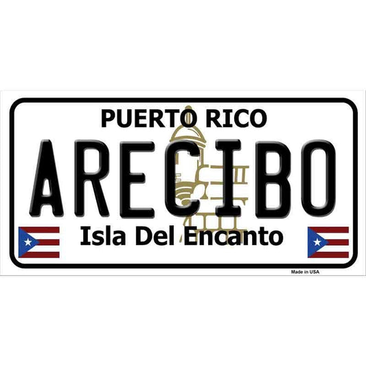 Arecibo Puerto Rico Sticker Decal - 6x3 Inch - Novelty Rectangle Sticker Decal - Water Resistant Car Truck Window Craft Supply