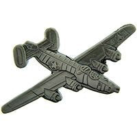 AIR FORCE Consolidated B-24 Liberator Aircraft Lapel Pin - 2.5 Inch - USAF Air Force Pewter Pin Backpack Tie Shirt Trading Button Pinback