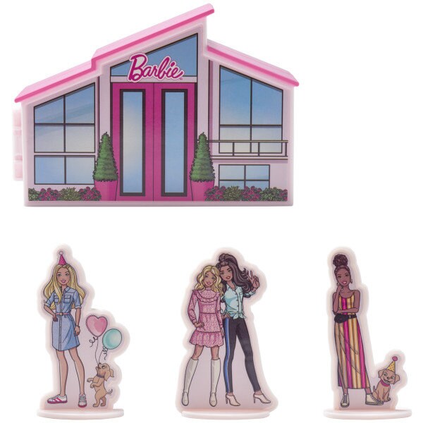 Barbie Dreamhouse Adventures Cake Topper - Barbie Girls Dreamhouse Birthday Party Cake Decoration - Kids Birthday Decoset Craft Supply