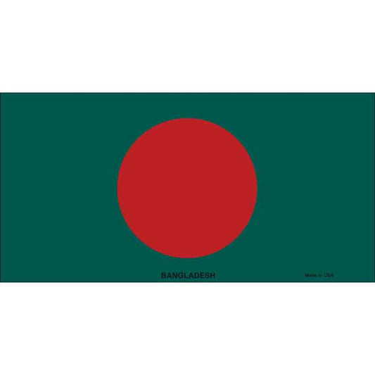 Bangladesh Flag Country Sticker Decal - 6x3 Inch - Novelty Rectangle Sticker Decal - Water Resistant Car Truck Window Craft Supply