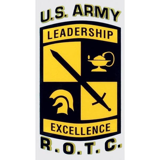 U.S. ARMY R.O.T.C. Clear Decal Sticker - United States Army ROTC Leadership Excellence Clear Decal For Car Truck Window Vehicle Military