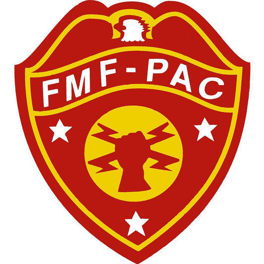 Marine Corps FMF-PAC Fleet Marine Force Pacific Clear Decal Sticker - Marines Clear Decal Car Truck Window Vehicle Military Craft Supply