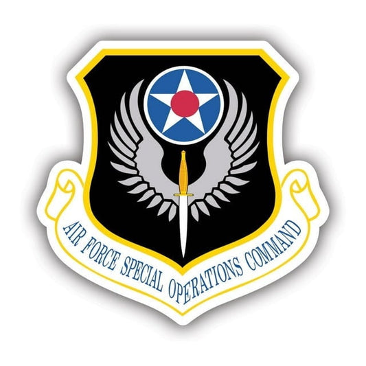 AIR FORCE Special Operations Command Sticker Decal - United States Air Force USAF Vinyl Decal Car Truck Window Vehicle Military Craft Supply