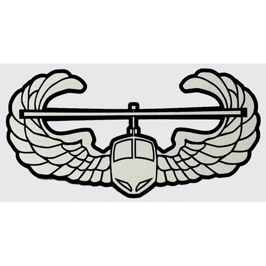 U.S. ARMY Air Assault Badge Clear Decal Sticker - United States ARMY Air Assault Training Clear Decal Car Truck Window Vehicle Military