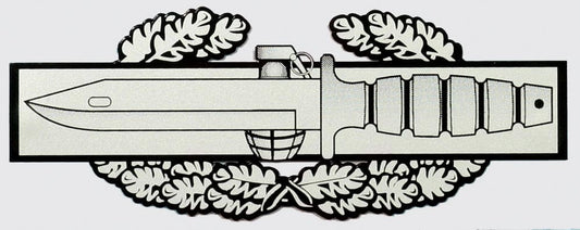 U.S. ARMY Combat Action Badge Clear Decal Sticker - United States ARMY Award CAB Clear Decal Car Truck Window Vehicle Military