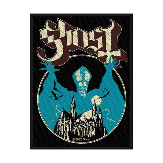 GHOST Patch - 3x4 Inch - Swedish Rock Band Ghost Opus Eponymous Album Embroidered Patch Applique Craft Supply - Officially Licensed